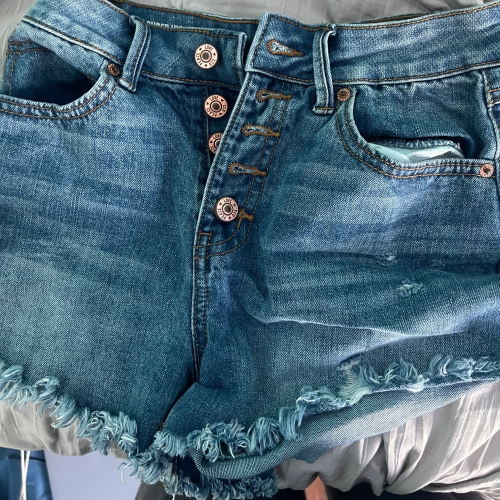 Denim shorts